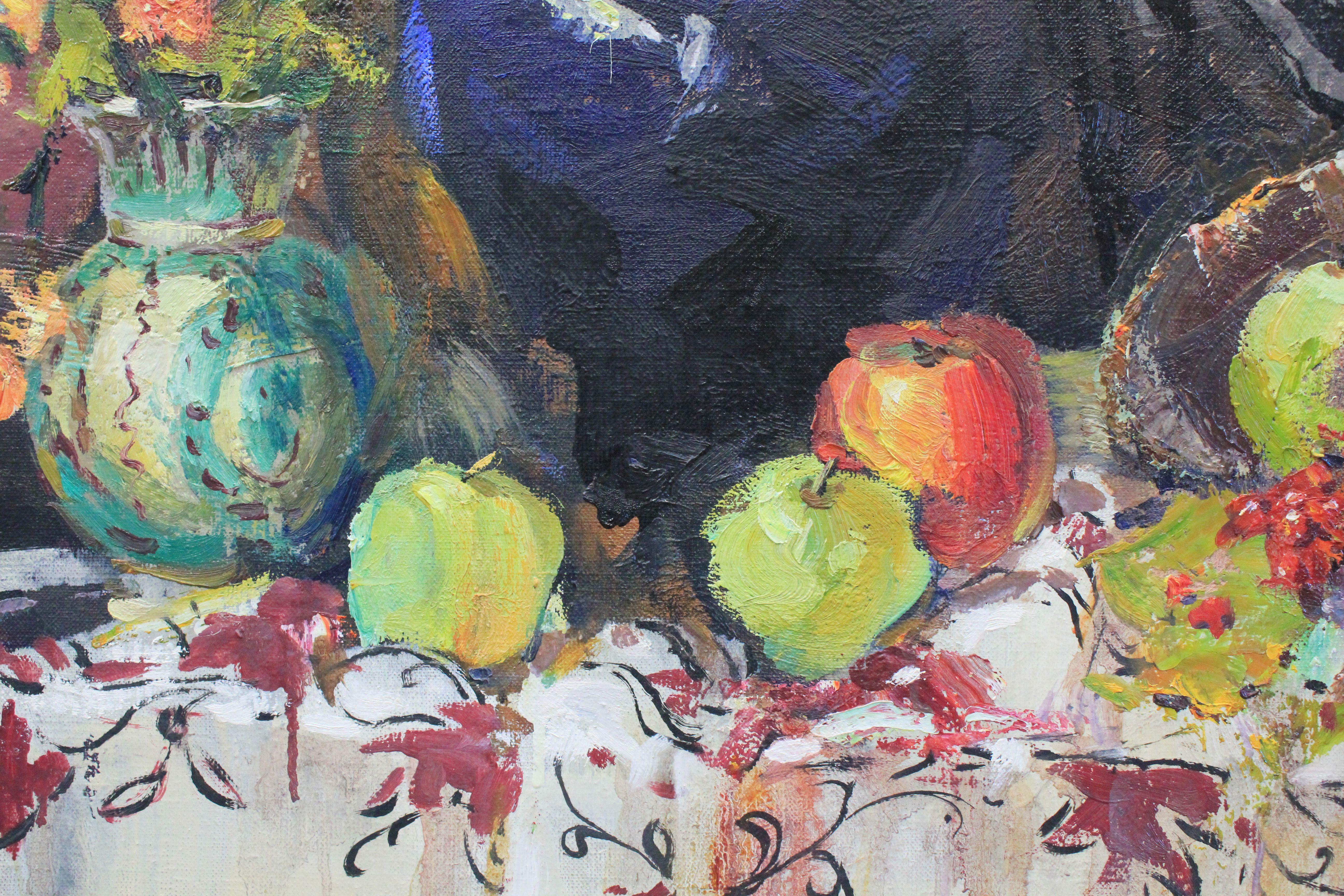 Einzigartiges Original-Ölgemälde der ukrainischen Künstlerin Alisa Onipchenko-Cherniakovska - Leinwandgemälde aufgespannt und aufhängefertig (NICHT GERahmt. Die Seiten sind mit Acryl bemalt. Sie können das Gemälde ohne Rahmen hängen). - Gemälde