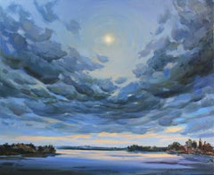 « Under the sky », peinture, huile sur toile