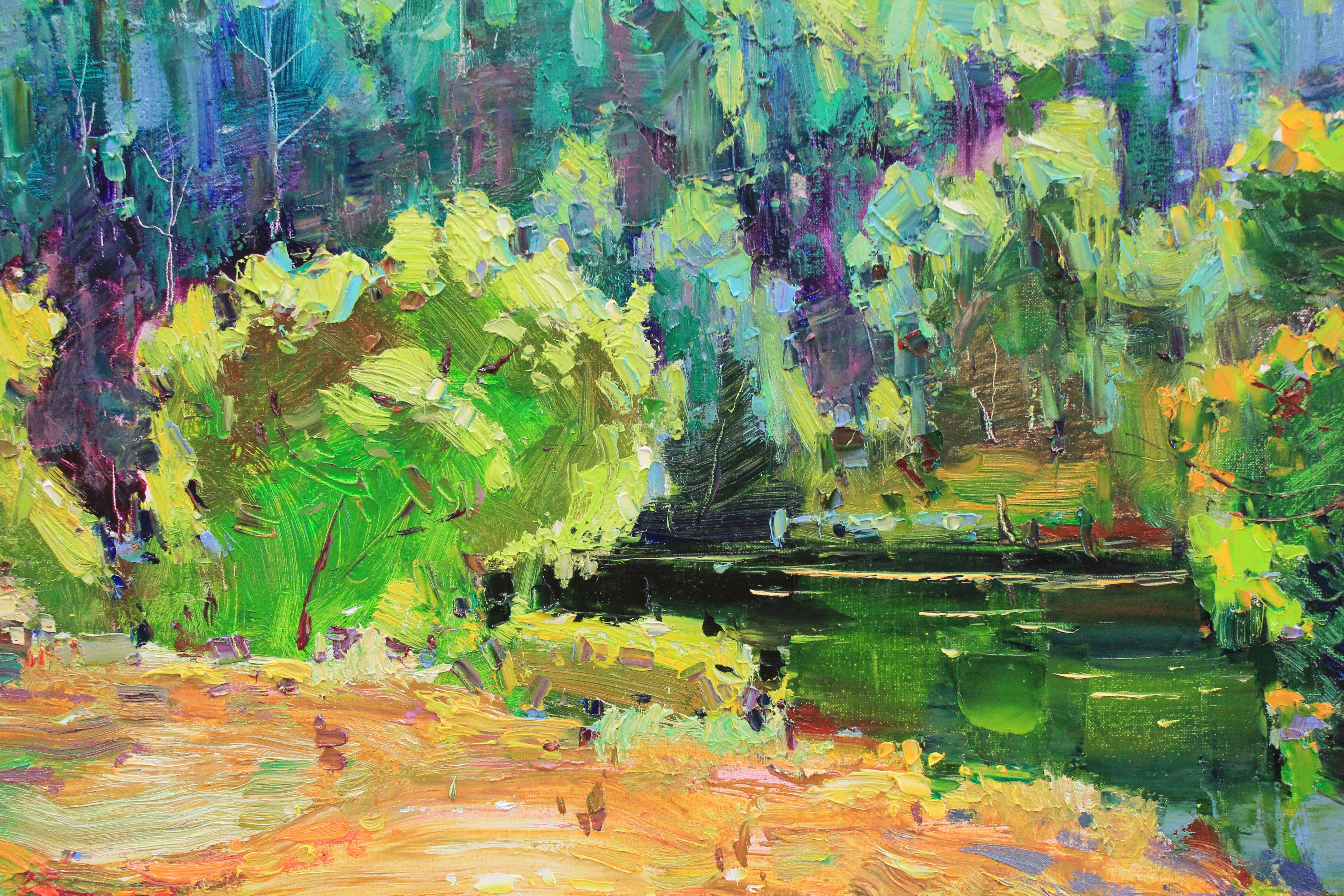 Quadro ad olio originale unico nel suo genere dell'artista ucraina Alisa Onipchenko-Cherniakovska - Quadro su tela teso e pronto da appendere (NON INCAMICIATO). I lati sono dipinti con acrilico. Puoi appendere il quadro senza cornice). - Quadro