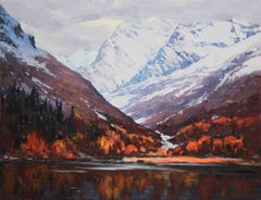 "Winter coming", Painting, Oil on Canvas