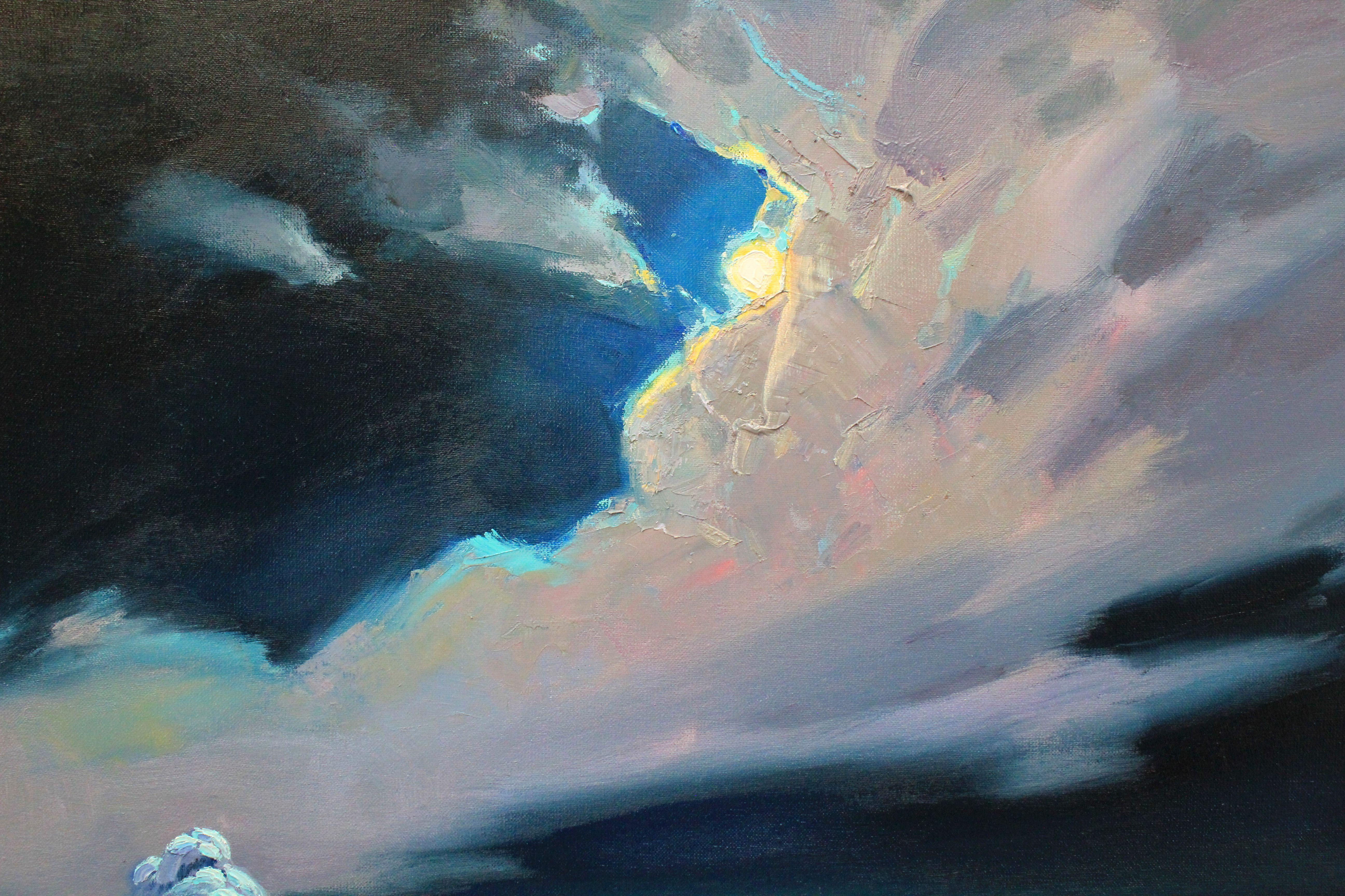 Einzigartiges Original-Ölgemälde der ukrainischen Künstlerin Alisa Onipchenko-Cherniakovska - Leinwandgemälde aufgespannt und aufhängefertig (NICHT GERahmt. Die Seiten sind mit Acryl bemalt. Sie können das Gemälde ohne Rahmen hängen.) - Gemälde