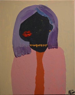 Midnight Lavender, Manhattan Dreams Impressionist Original Personally signed