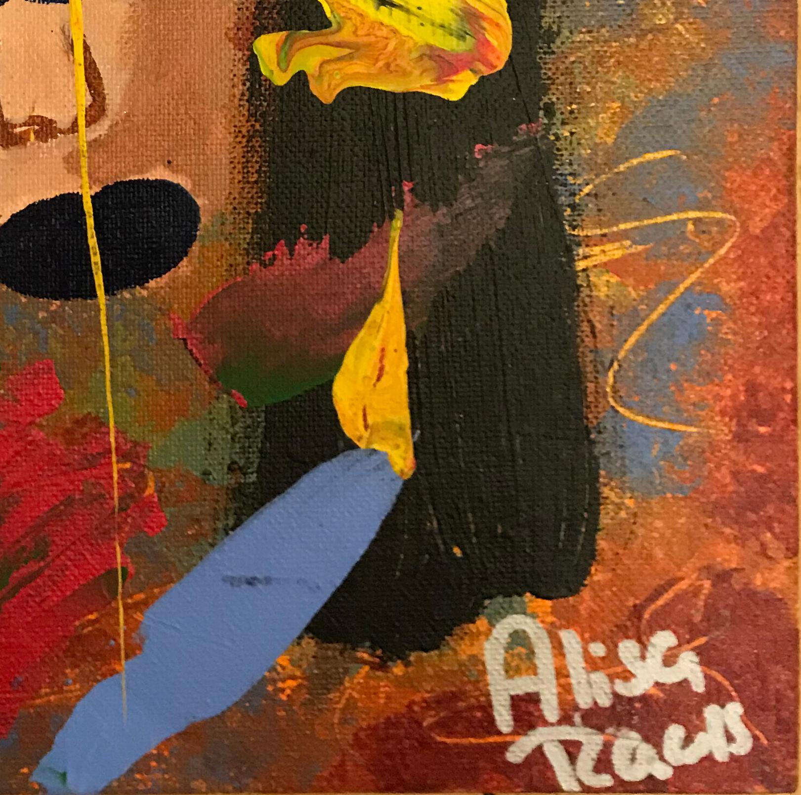 Born in 1988 in Elgin, Illinois to a Puerto Rican father and African American mother, Rawl's artwork is a fusion of the two cultures that also merges Abstract with modern art. Alisa's influences include: Julio Rosado De Valle, Henri Matisse, Helen