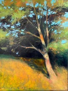 Pine Tree, by Alise Medina. Oil on canvas, 80x60 cm. Signed