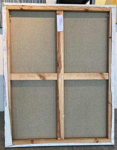 «Primavera en una ciudad», de Alise Medina. Óleo sobre lienzo, 95 x 75 cm. Firmado