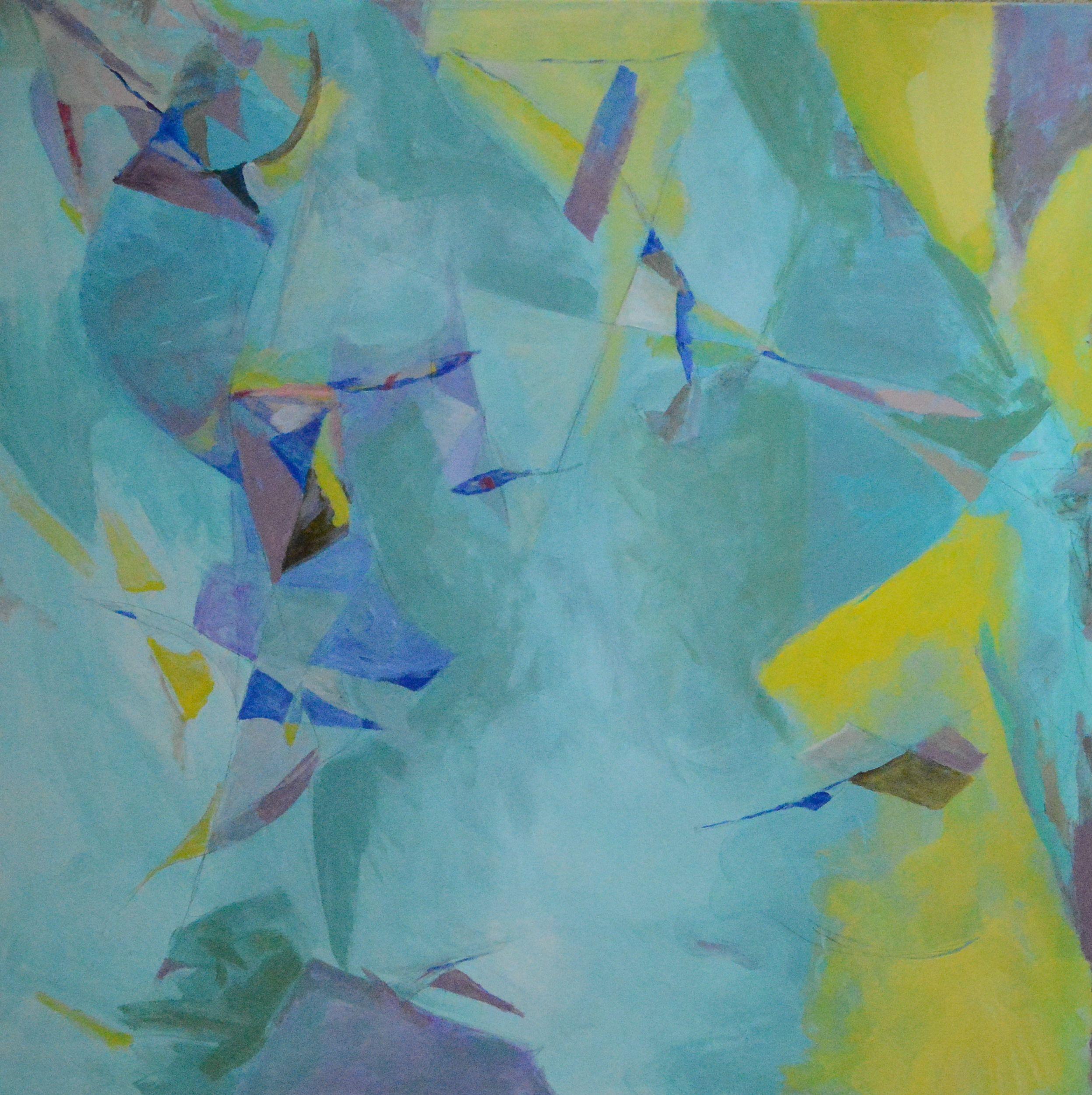 Alise Sheehan Abstract Painting - Color, Light and Energy, Painting, Acrylic on Canvas