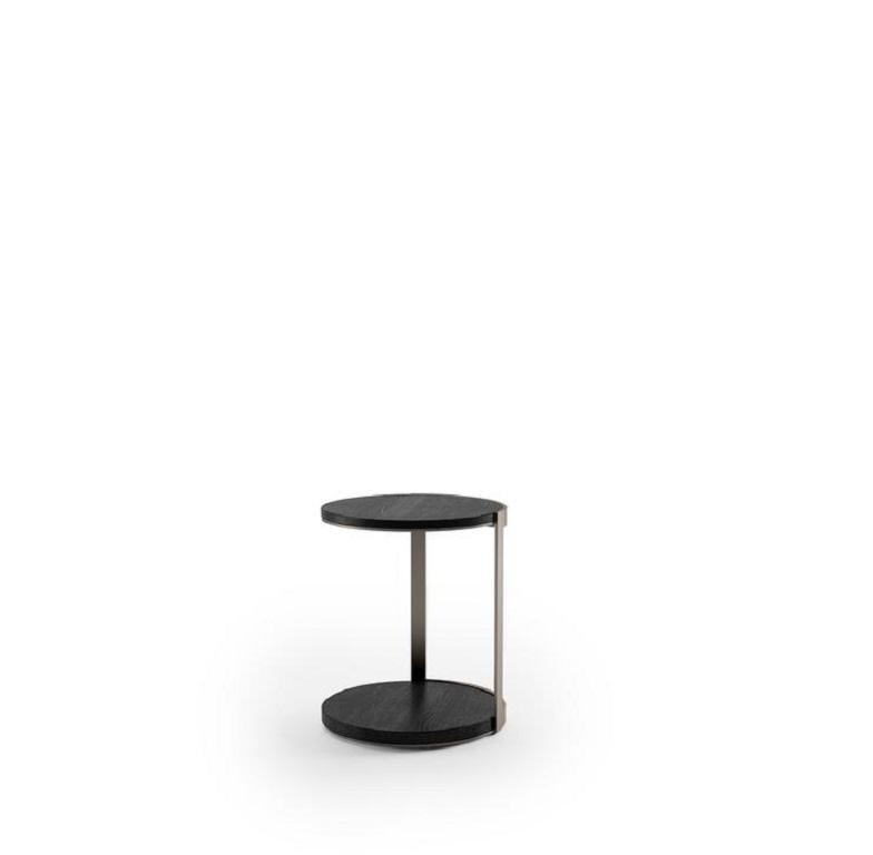 Moderne Table basse Molteni&C en chêne noir de Matteo Nunziati  - Alisee - fabriquée en Italie en vente