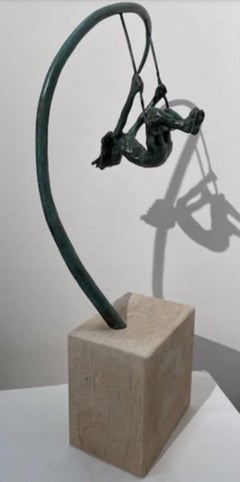 Higher, Bronze still-life sculpture 