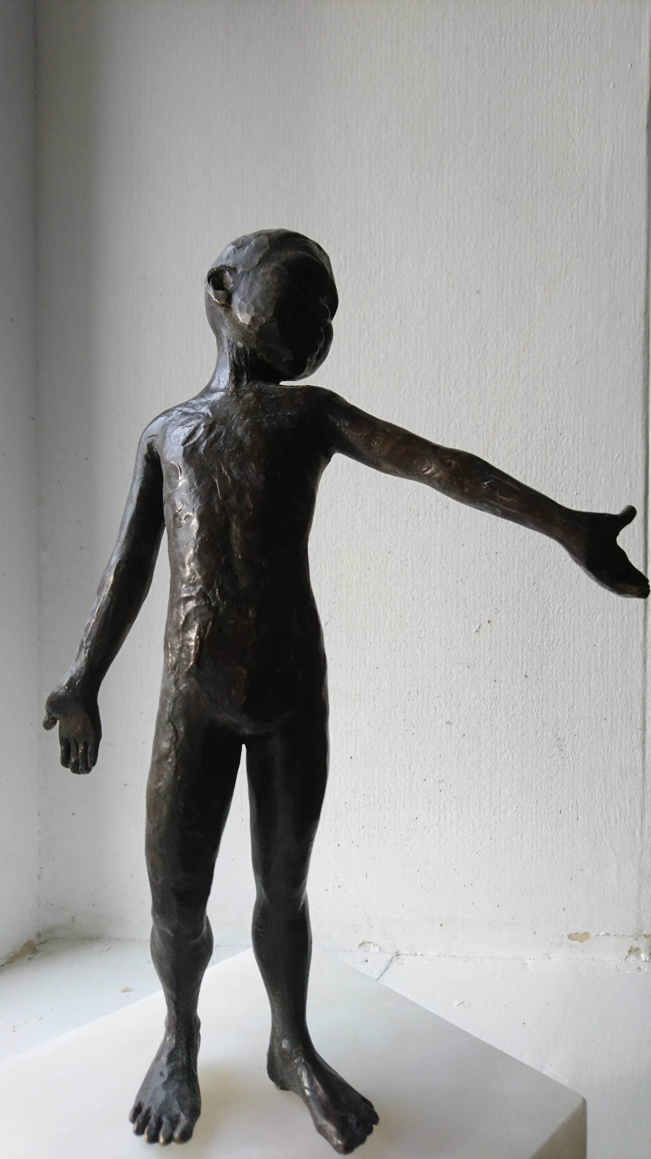 Lost Boy, Alison Bell, Bronzefigur in limitierter Auflage, Contemporary Sculpture im Angebot 1