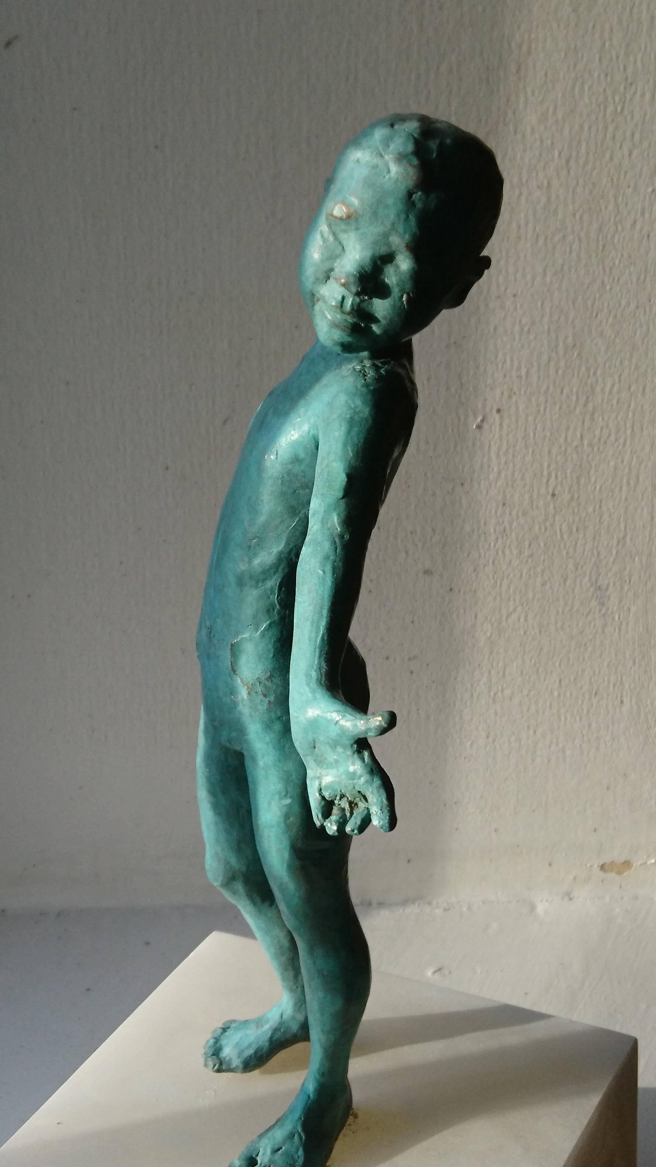 Lost Boy, Alison Bell, Bronzefigur in limitierter Auflage, Contemporary Sculpture im Angebot 2