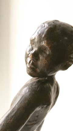 Lost Boy, Alison Bell, Limited Edition Bronze Figurine, Contemporary Sculpture