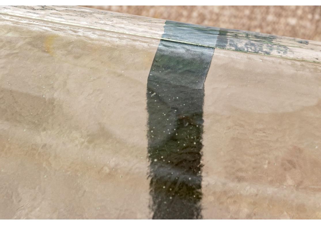 Contemporary Alison Berger Glassworks Art Glass Console Table For Holly Hunt For Sale