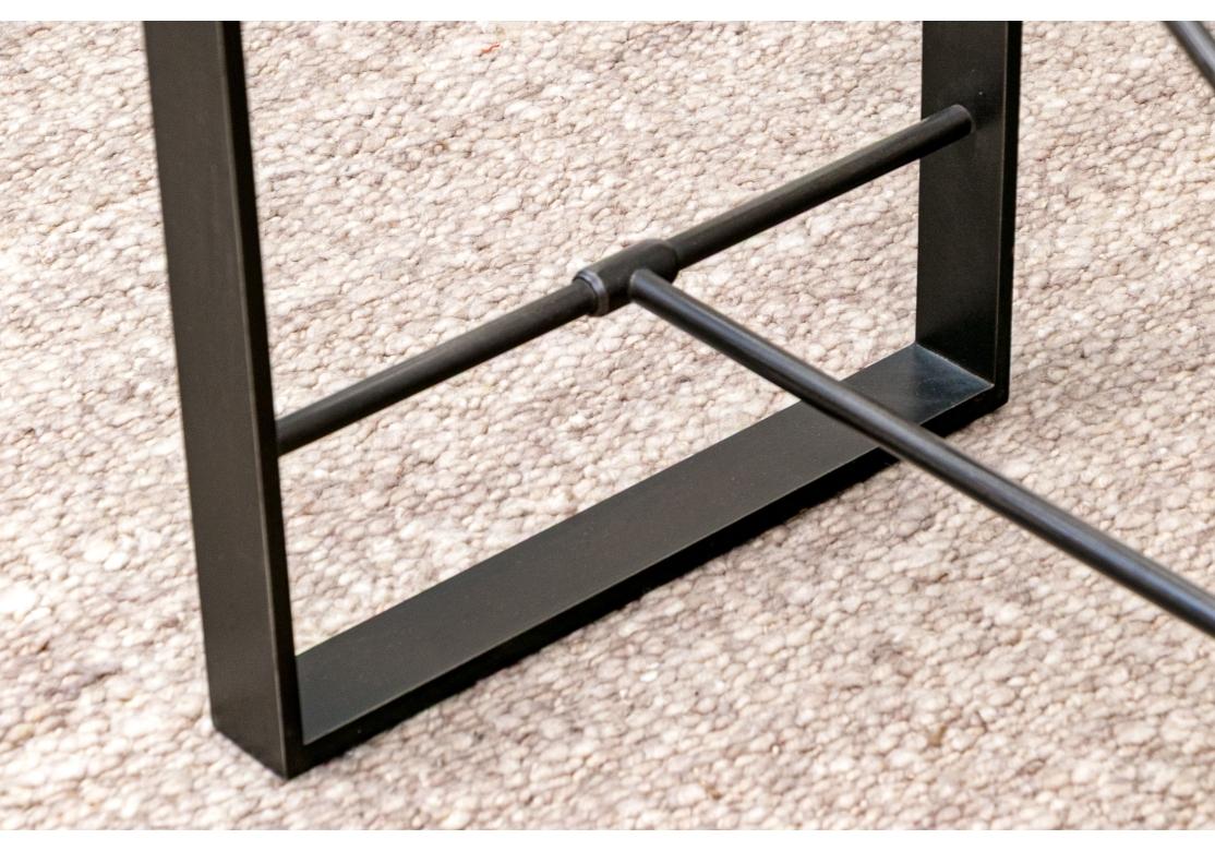 Alison Berger Glassworks Art Glass Console Table For Holly Hunt For Sale 1