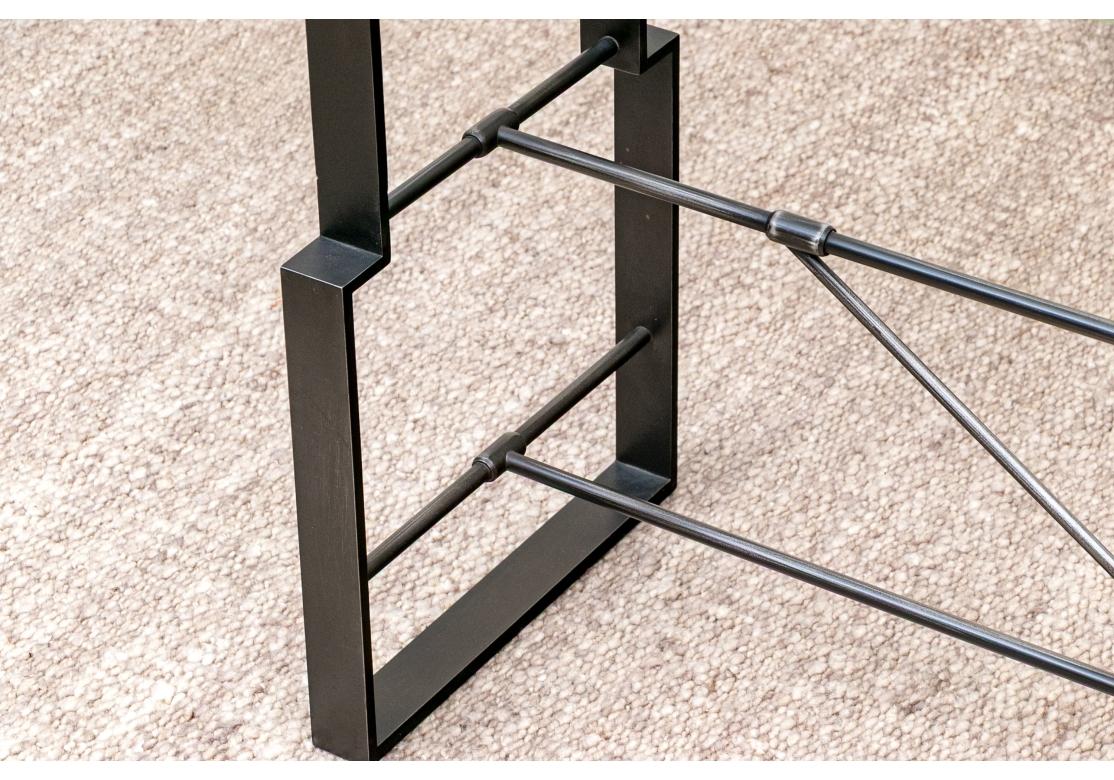 Alison Berger Glassworks Art Glass Console Table For Holly Hunt For Sale 2