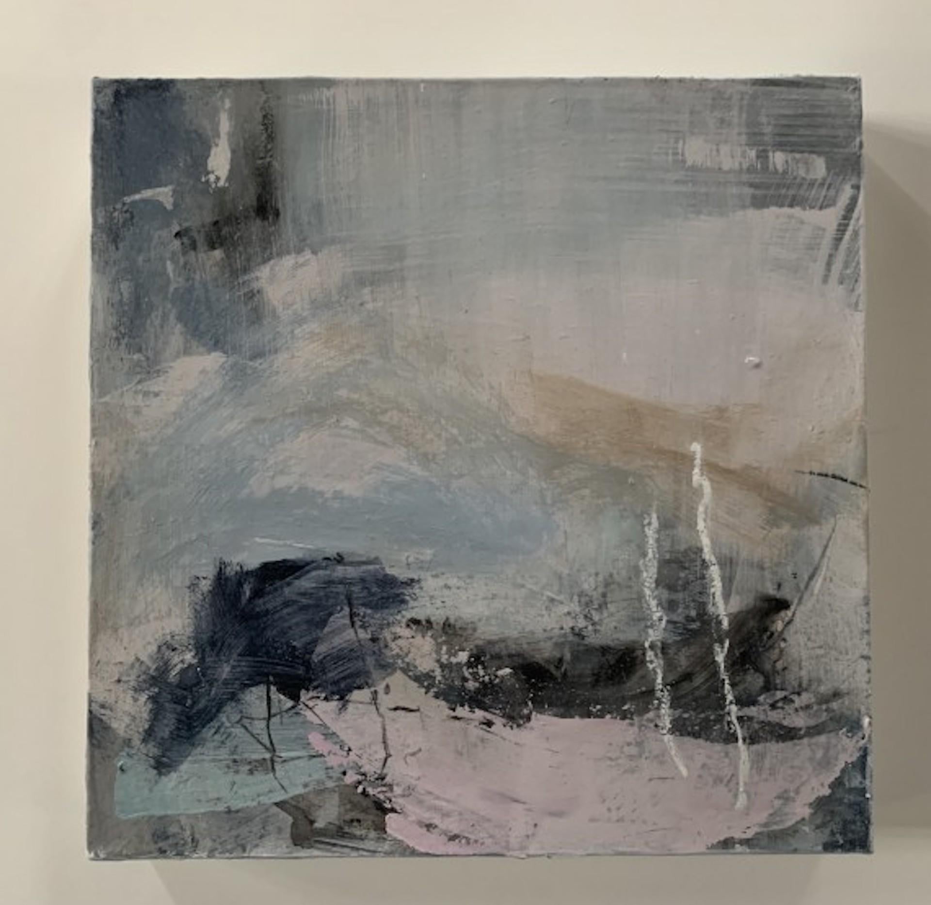 Alison Britton-Patterson, Quiet Haze, Affordable Abstract Art, Mixed Media Art - Painting by Alison Britton-Paterson