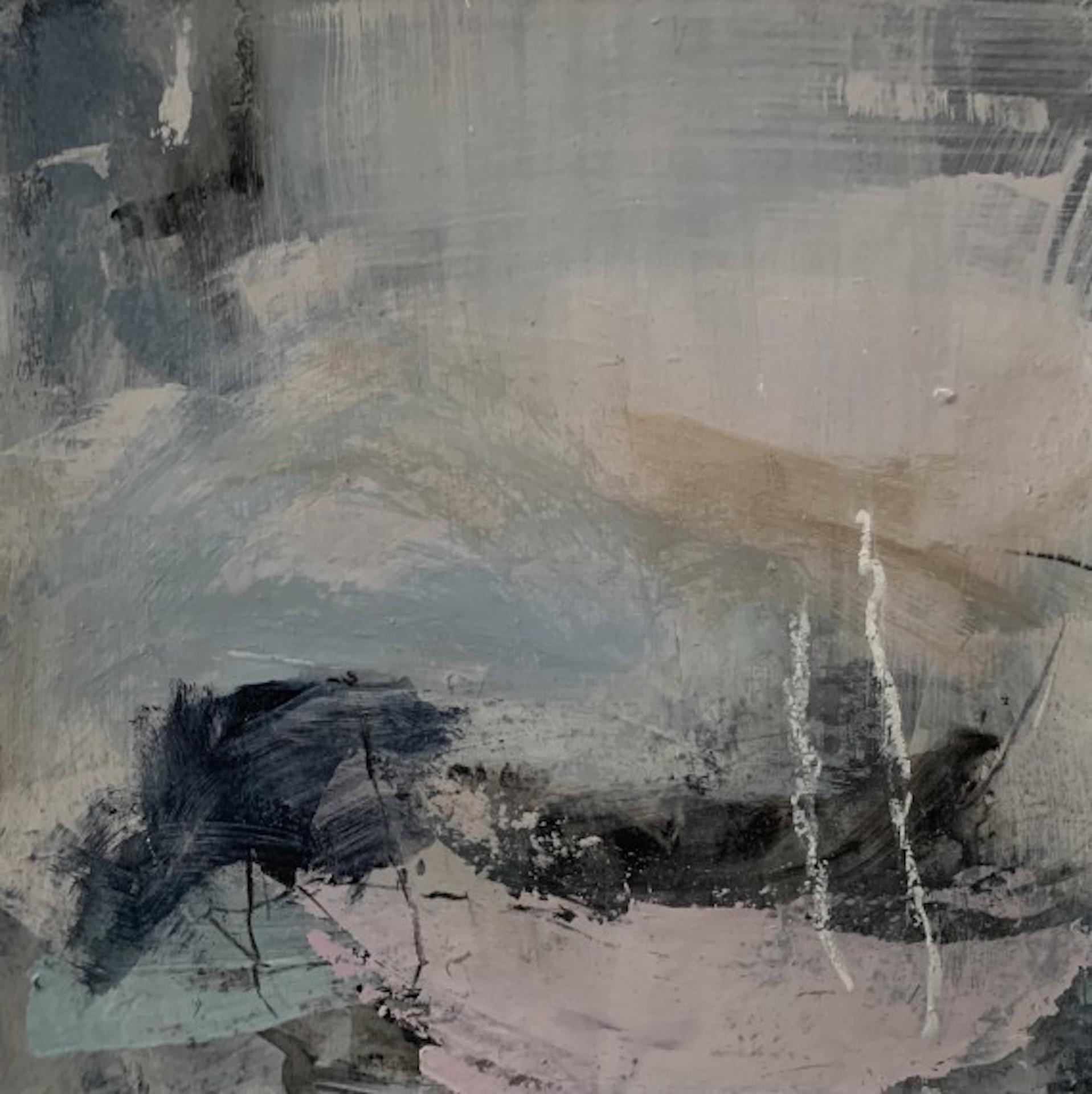 Alison Britton-Paterson Abstract Painting - Alison Britton-Patterson, Quiet Haze, Affordable Abstract Art, Mixed Media Art