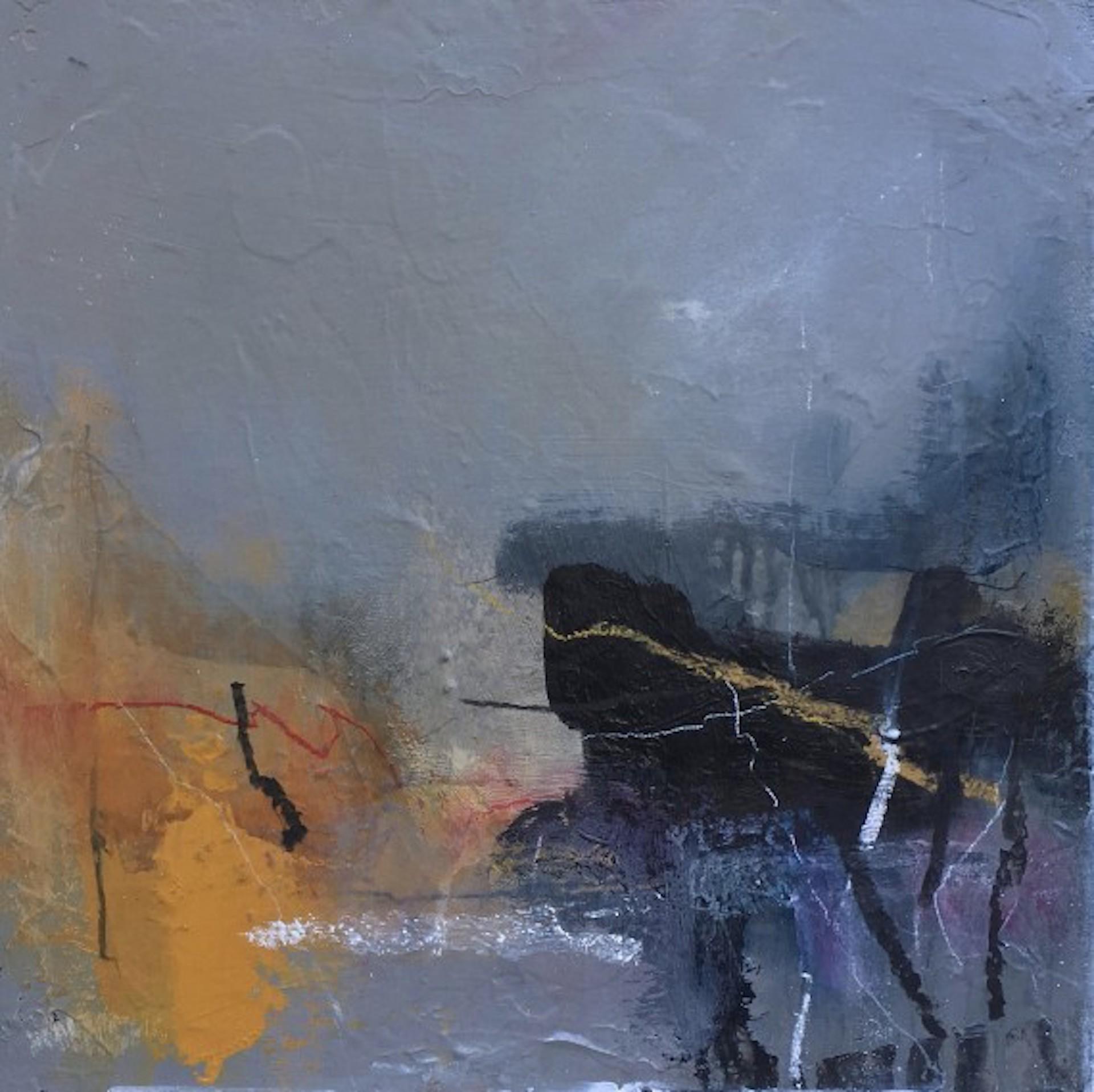 Nightfall No 2, Alison Britton-Patterson, Original Abstract Mixed Media Painting