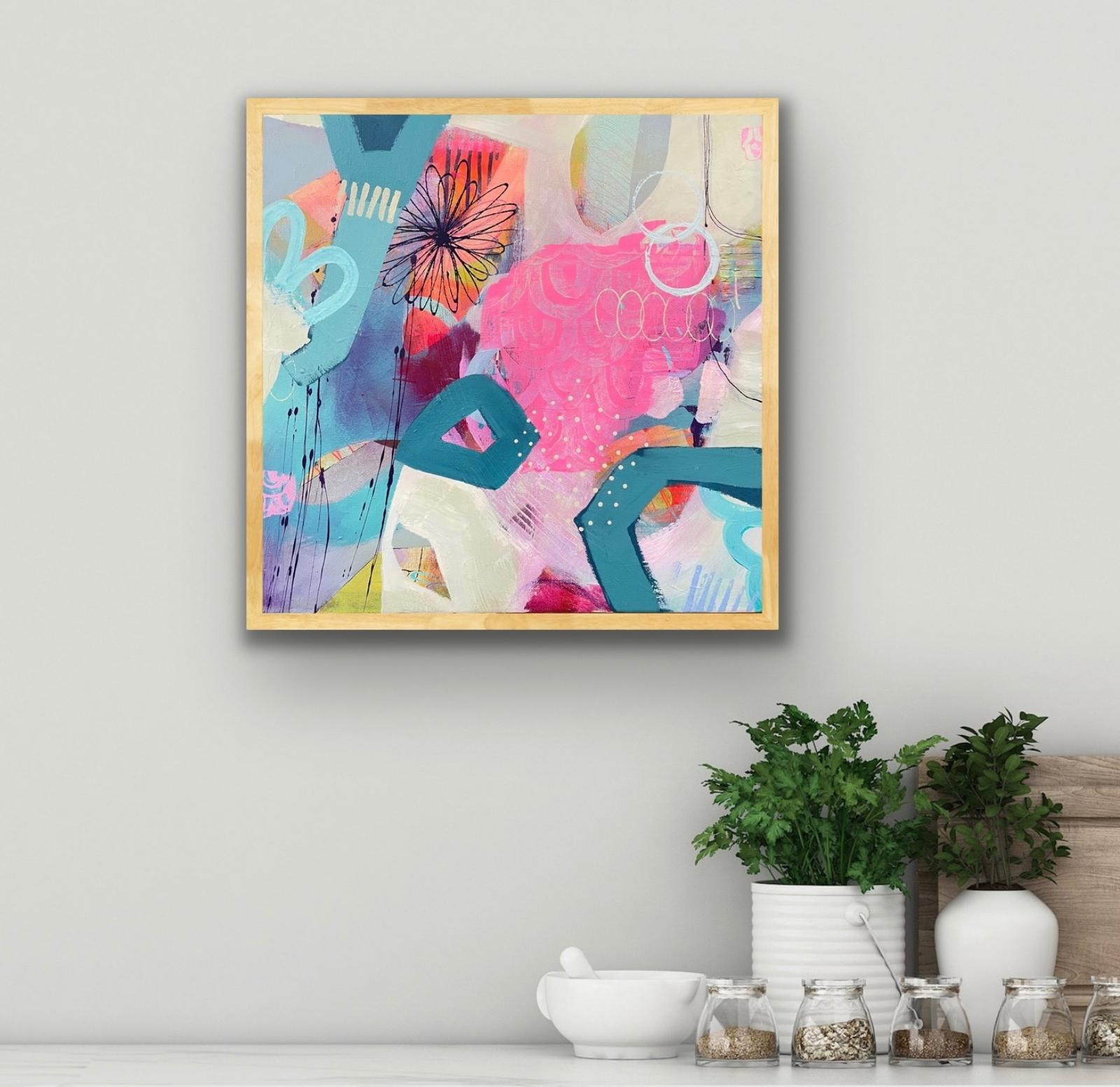 Out to Lunch di Alison Gilberts, Arte urbana, Pittura originale, Contemporaneo in vendita 4