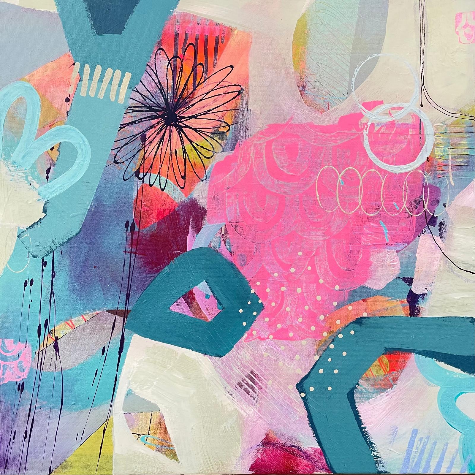 Out to Lunch di Alison Gilberts, Arte urbana, Pittura originale, Contemporaneo in vendita 2