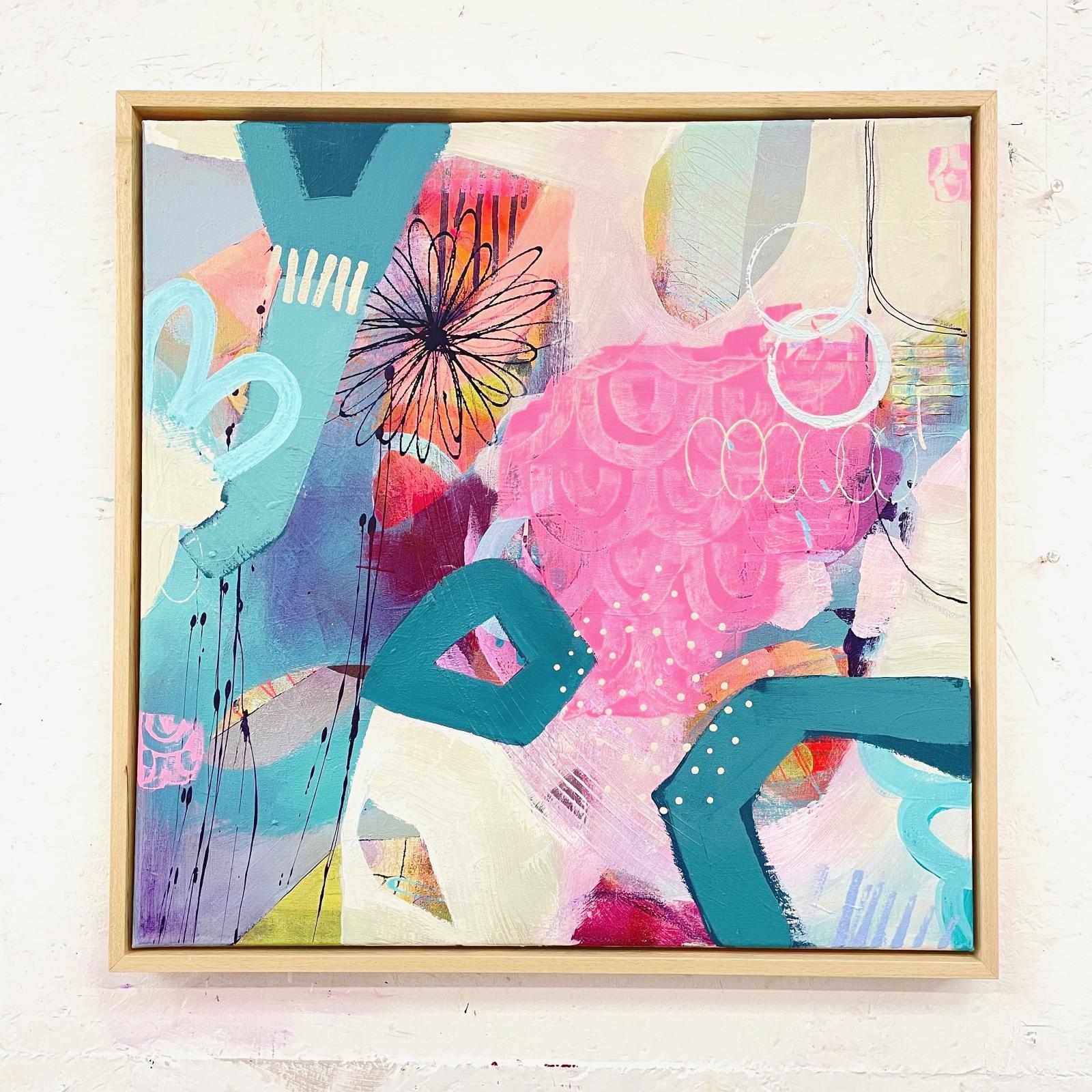 Out to Lunch di Alison Gilberts, Arte urbana, Pittura originale, Contemporaneo - Painting Astratto di Alison Gilbert 
