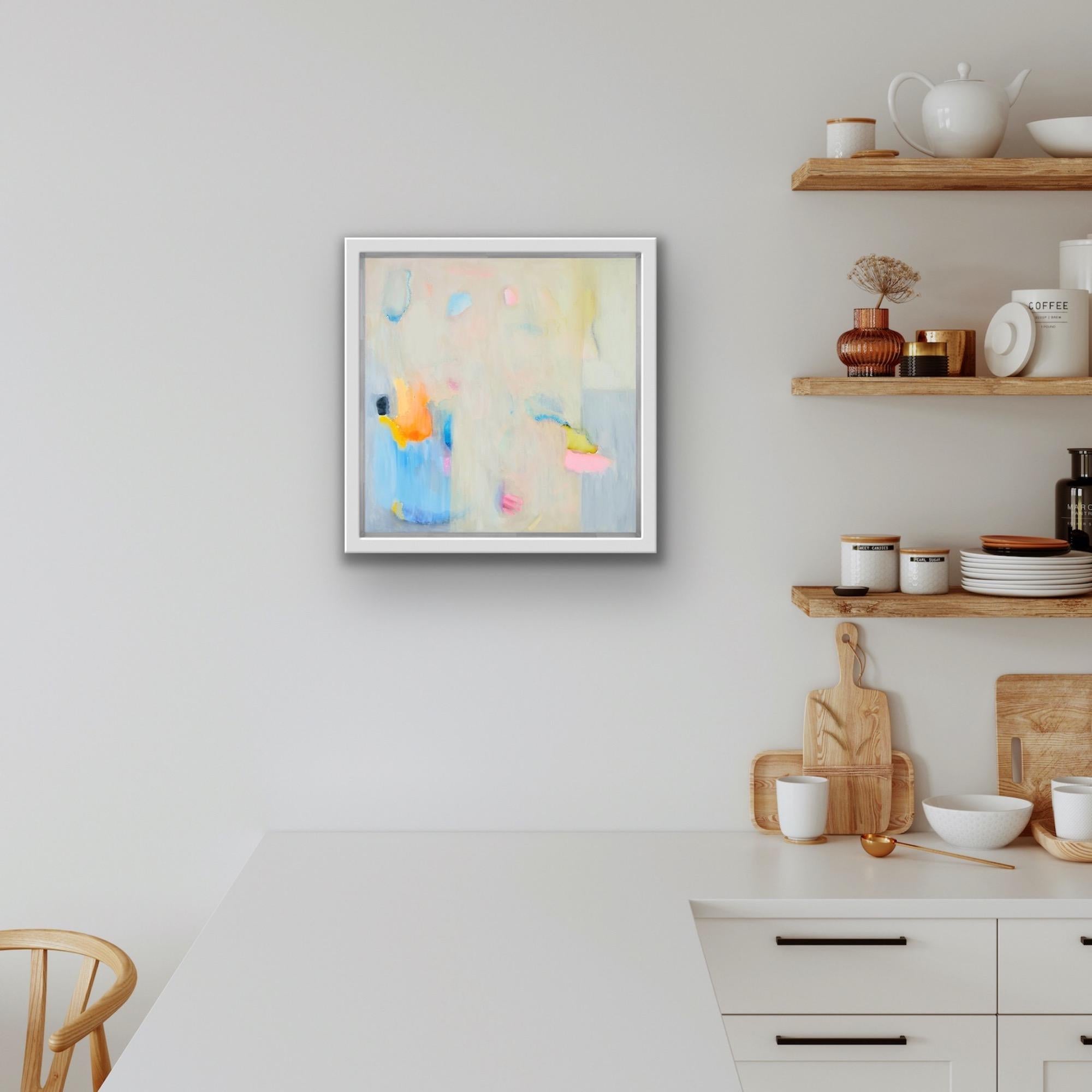 Prendo il pistacchio, Pittura astratta, Arte contemporanea originale, Arte con disegni in vendita 2