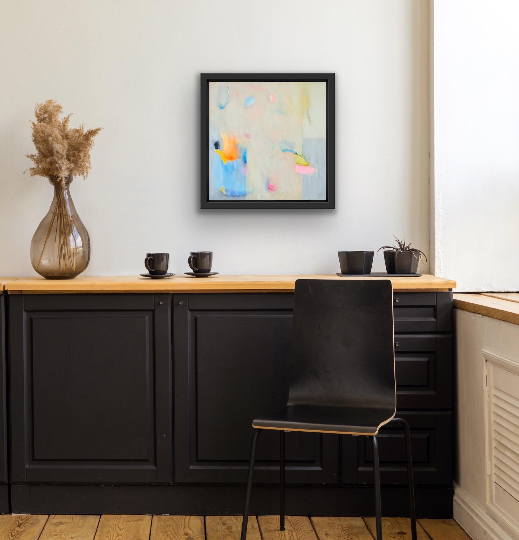 Prendo il pistacchio, Pittura astratta, Arte contemporanea originale, Arte con disegni in vendita 4