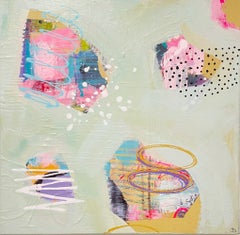 Prendo il pistacchio, Pittura originale, Astratto, Forme, Geometria