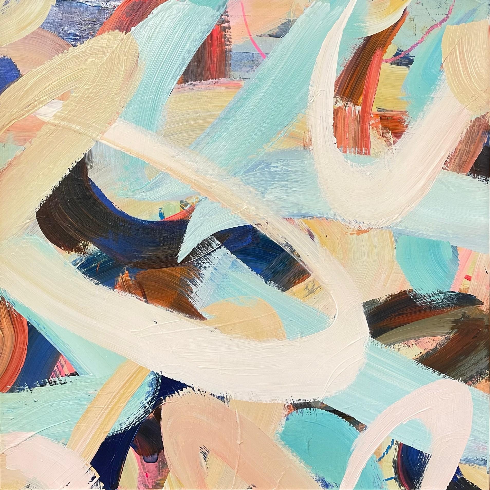 Alison Gilbert Abstract Painting – „Twist & Shout“, Originalgemälde, abstraktes Gemälde, Acryl