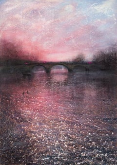 Richmond Morning, London Cityscape, London Architecture, Paintings of Bridges