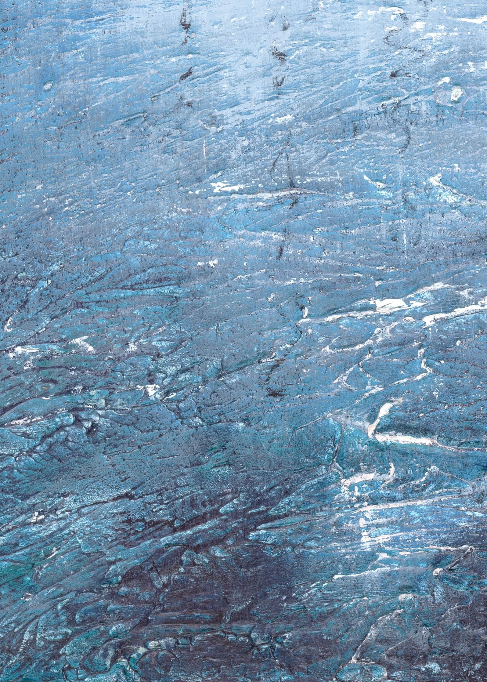 Alison Groom, Harbour Ripples, Peinture Coastal, Peintures de paysage originales en vente 2