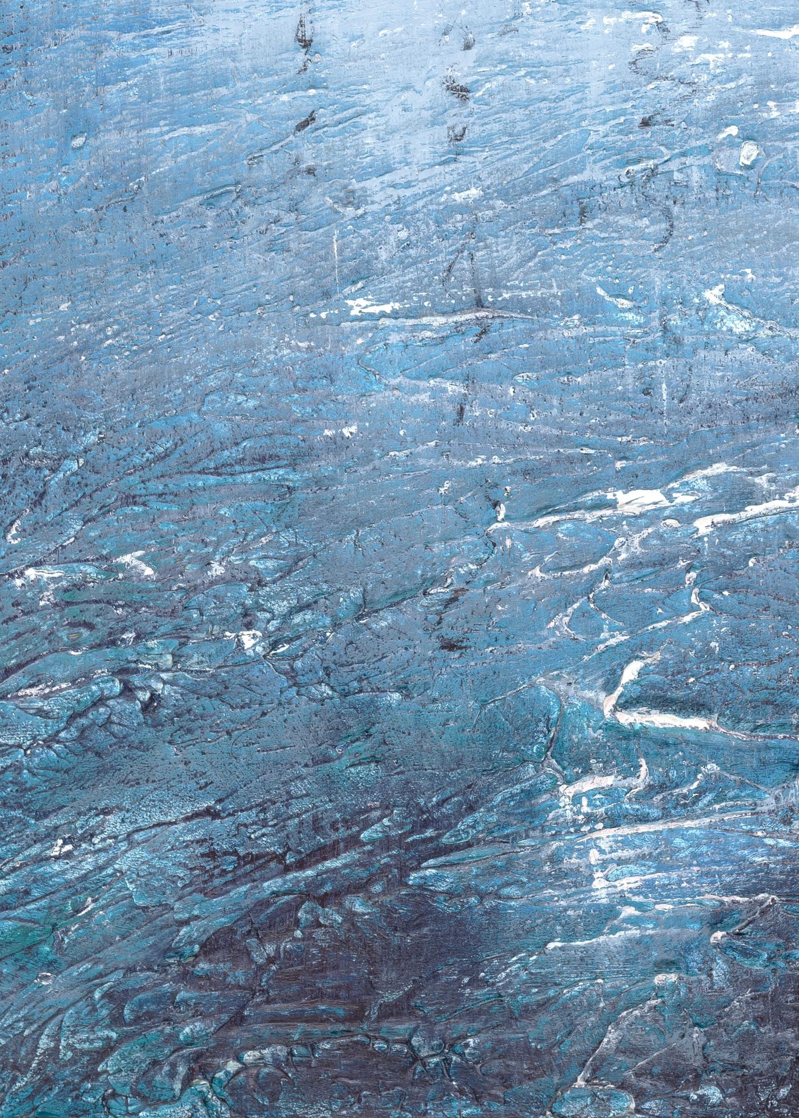 Alison Groom
Ondulations du port.
Peinture originale de paysage texturé. Huile sur support acrylique texturé sur panneau.
Taille totale de l'œuvre : H 59cm x L 83cm x D2cm. 
Vendu sans cadre.

Harbour Ripples est une peinture très texturée inspirée