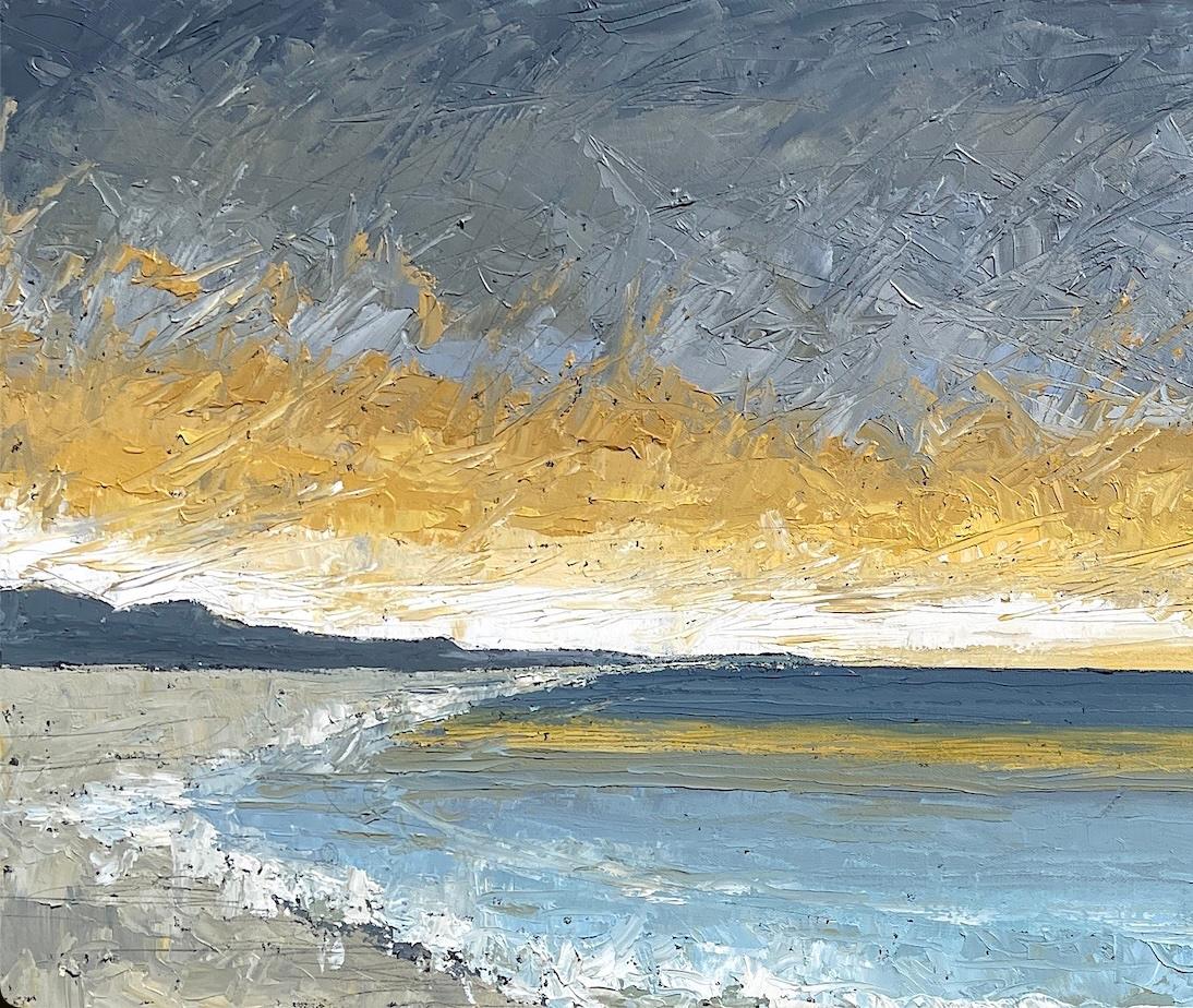 Costa - Mixed Media Art Contemporáneo de Alison Haley Paul