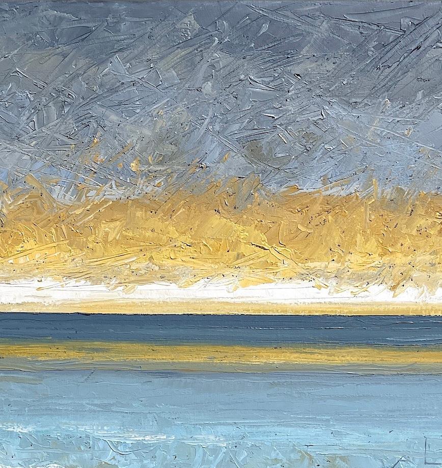 Alison Haley Paul es una pintora contemporánea de paisajes profusamente texturizados y llenos de matices de color. Su obra evoca connotaciones y recuerdos geográficos: aquel verano que pasaste en la playa, el árbol donde ibas a pensar, el camino que