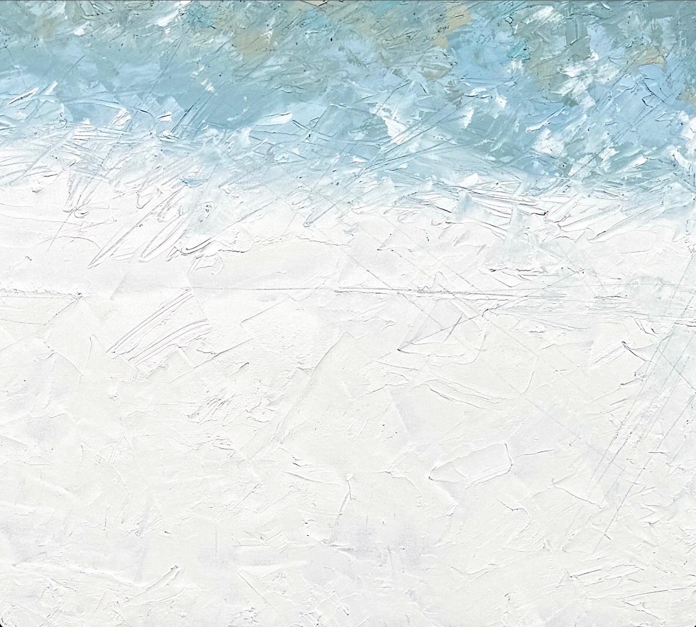 Idyll - Gray Landscape Painting by Alison Haley Paul