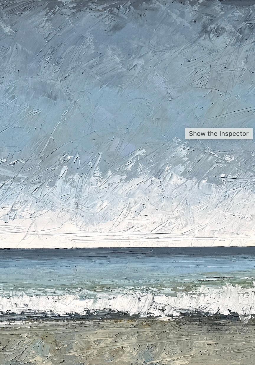Alison Haley Paul is a contemporary painter of lavishly textured landscapes full of nuanced color. Her work conjures up connotations and geographical memories: that summer you spent at the beach, the tree where you went to think, the path up the