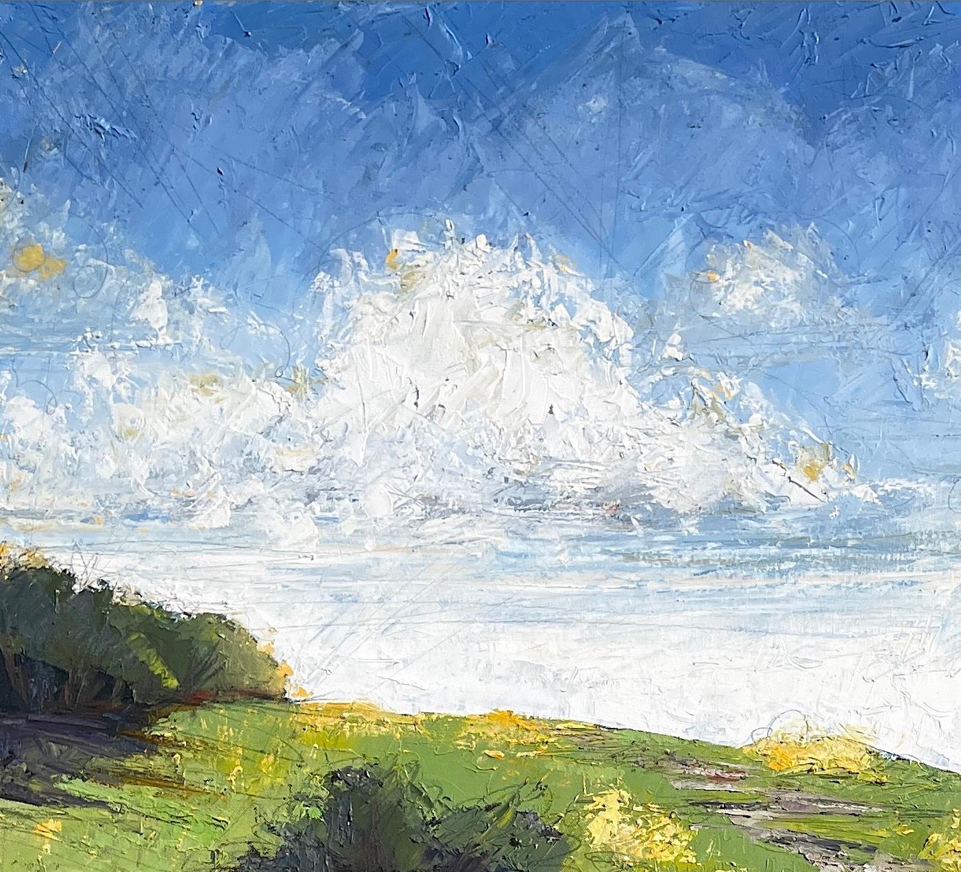 Flowerhill - Painting di Alison Haley Paul