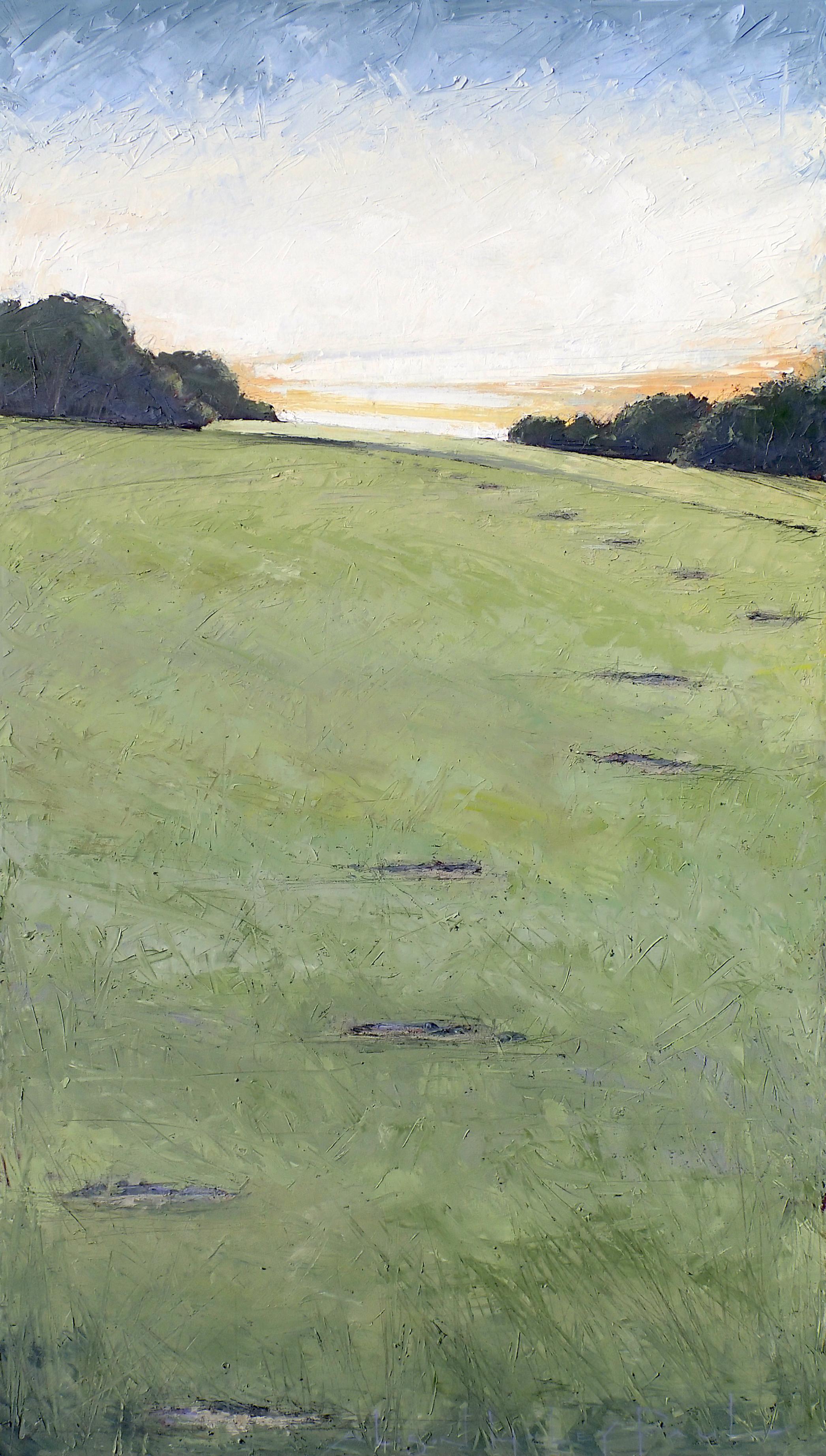 Alison Haley Paul Landscape Painting – Fußsteps aus Fuß