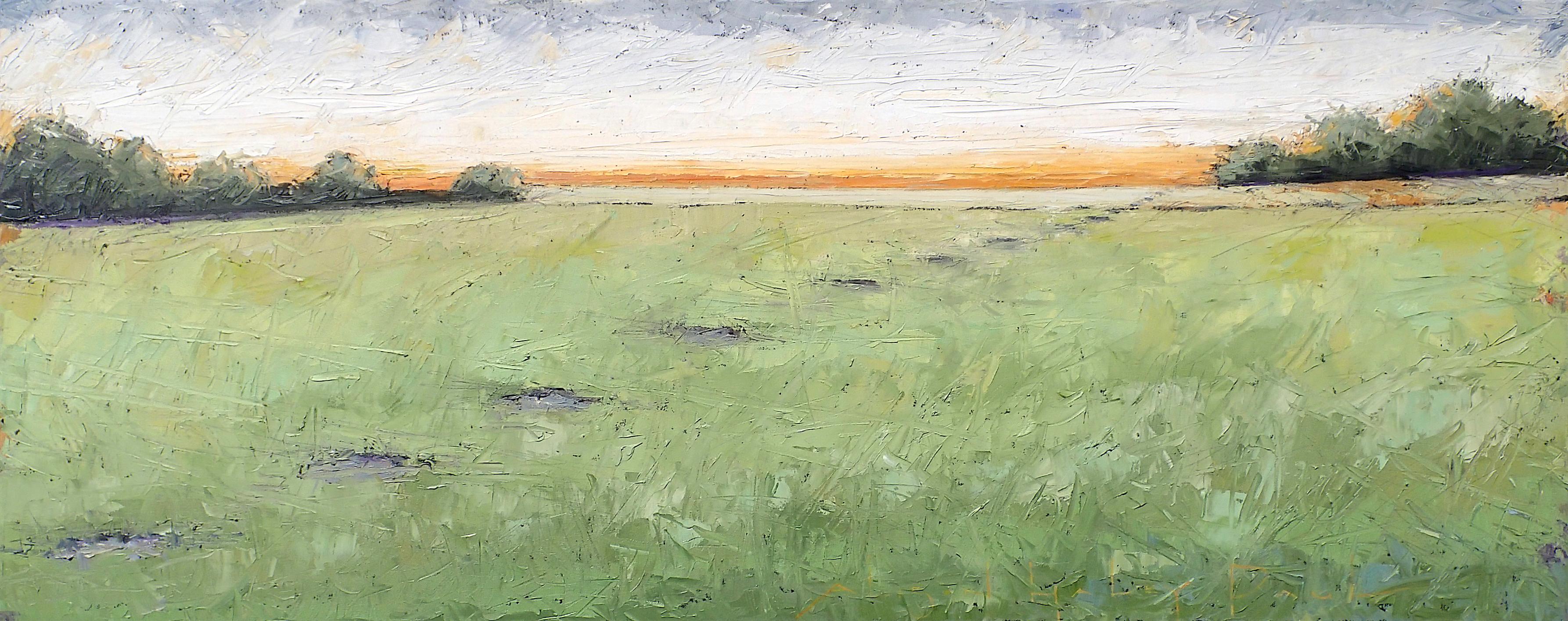 Alison Haley Paul Landscape Painting - Stepstone