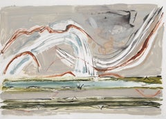 Seascape, Abstract Expressionist Aquatint by Alison Hildreth