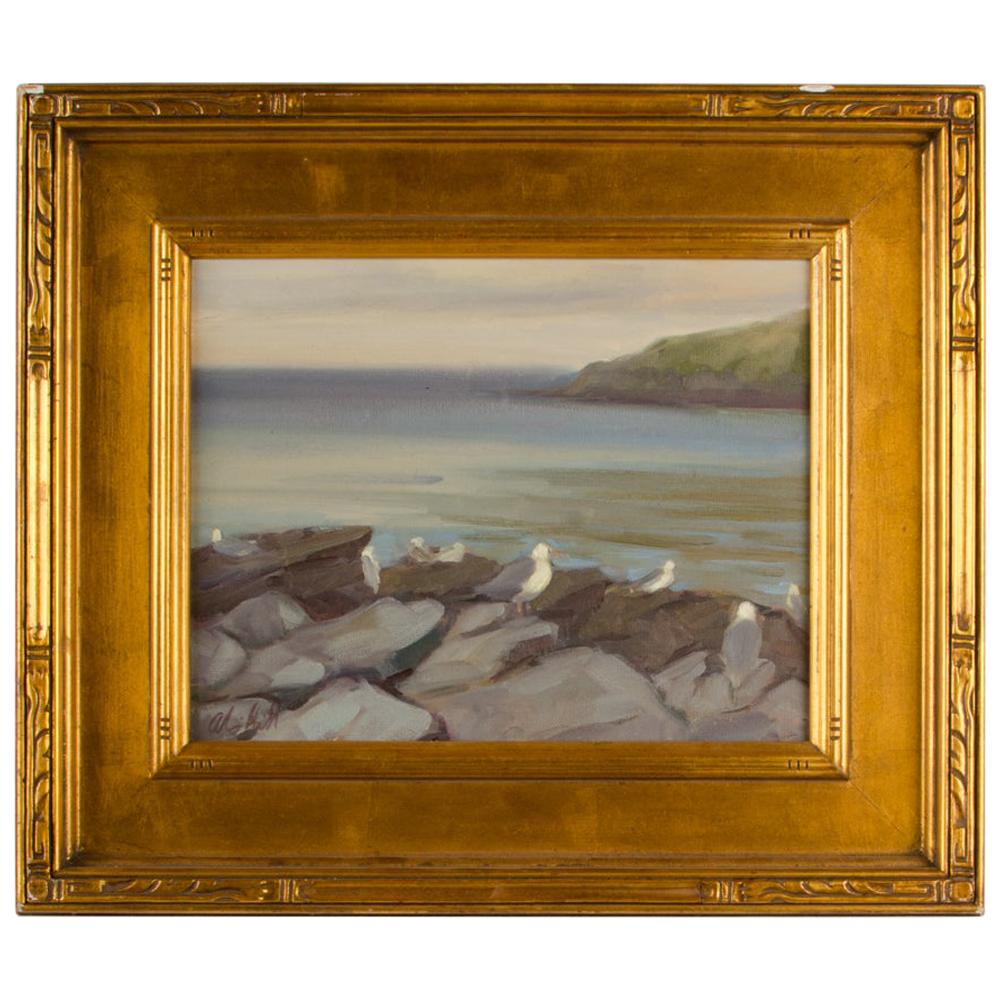 Alison Hill 'American, Late 20th Century' Seagulls on the Rocks
