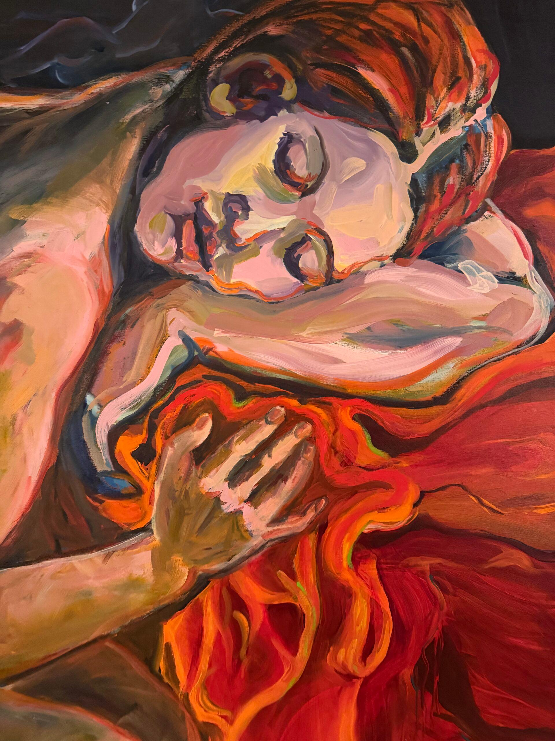 Rêves chauds - Painting de Alison Hyman
