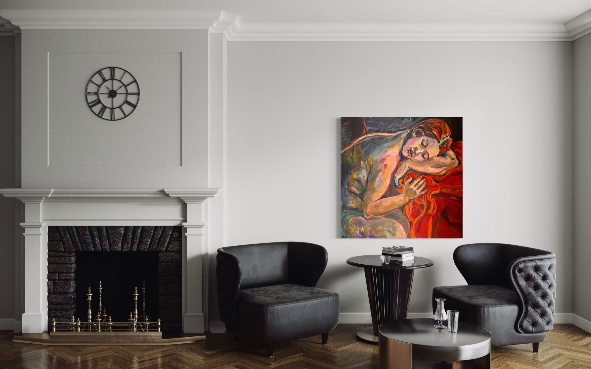 La peinture à l'huile d'Alison Lumin 