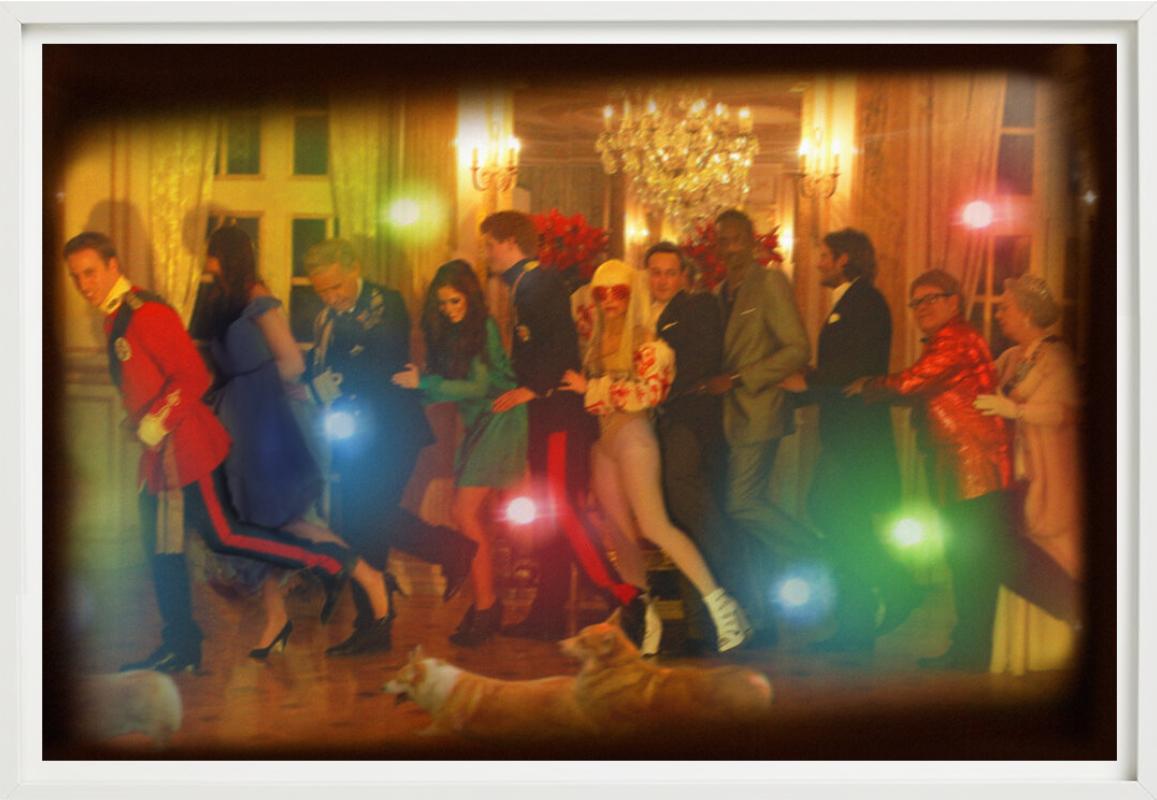 Conga - Lookalikes of the Royal Family Partying, Fine Art Photography, 2016 For Sale 3
