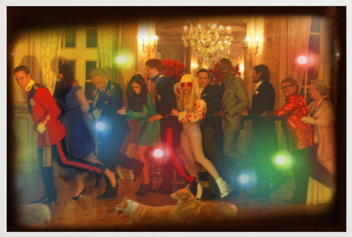 Conga - Lookalikes of the Royal Family Partying, Fine Art Photography, 2016 For Sale 4