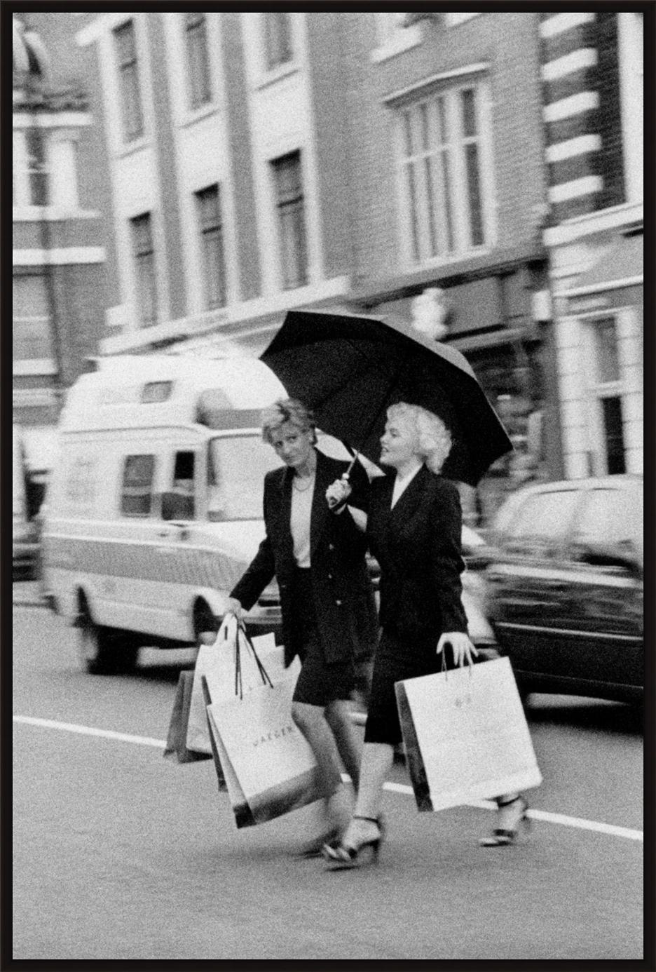 Diana and Marilyn Shopping - Photograph by Alison Jackson