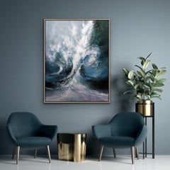 The Jets, Alison Johnson, Seascape and Coastal, Original painting for sale