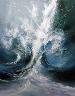 The Jets, Alison Johnson, Seascape and Coastal, Original painting for sale