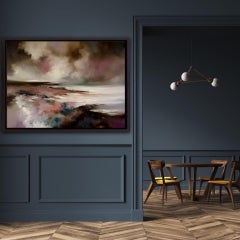 Alison Johnson, Beyond Reason, Peinture originale de paysage marin, Art abordable