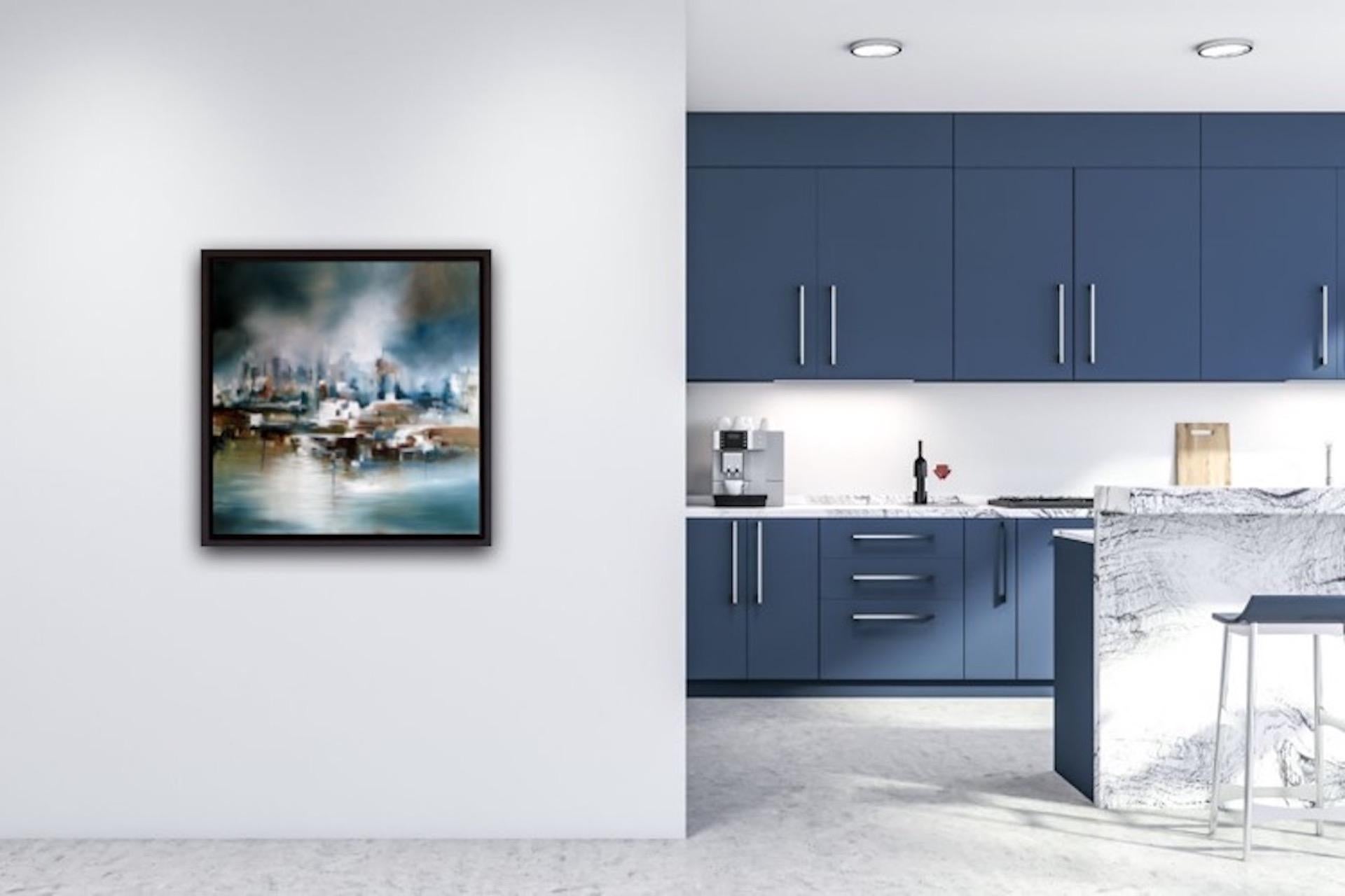 lison Johnson
City Side
Original Seascape Painting
Oil Paint on Canvas
Canvas Size: H 60cm x W 60cm
Sold Unframed
Ready to Hang
Please note that in situ images are purely an indication of how a piece may look.

City Side is an original cityscape