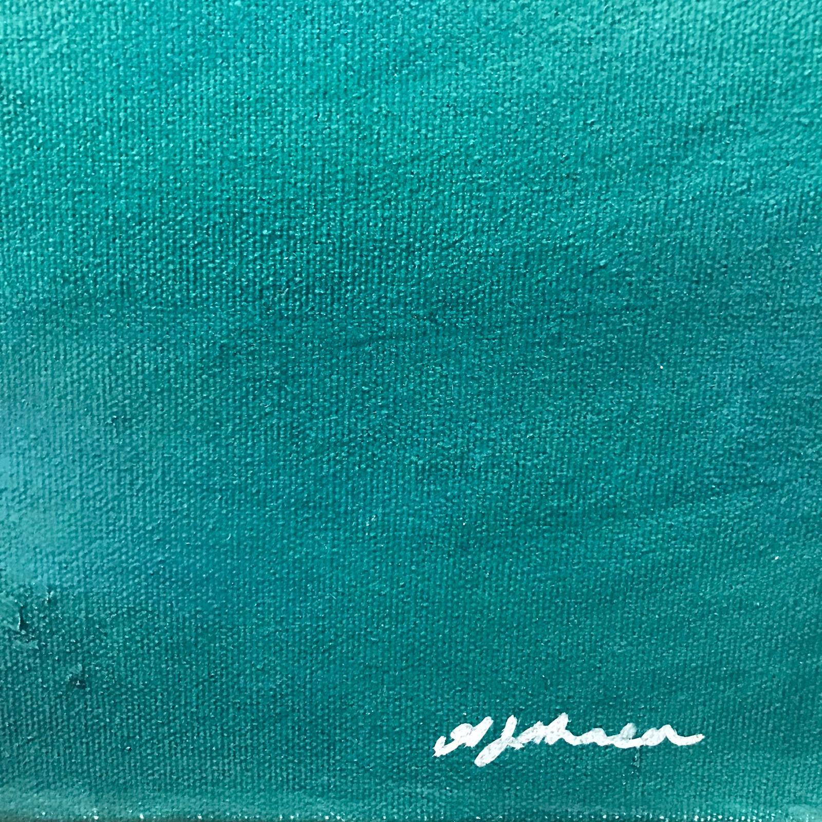 Alison Johnson, The Break, Sea Oil Painting, Original Textured Painting For Sale 1